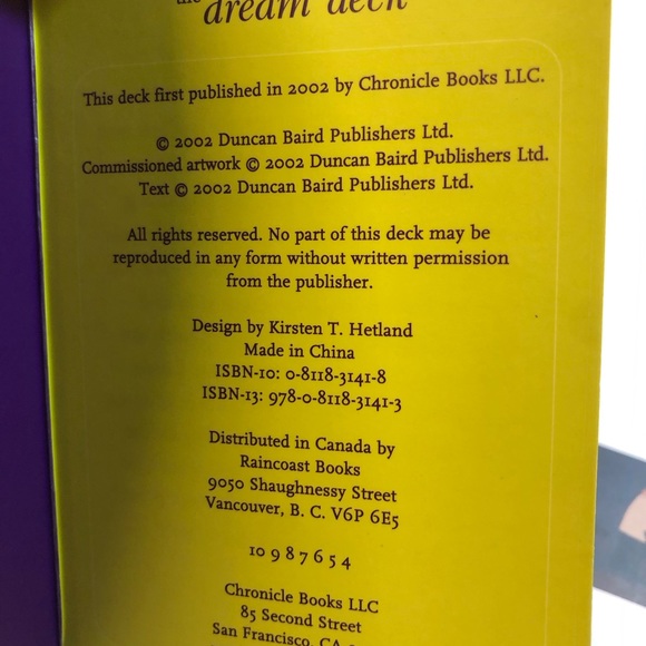 The Dream Deck by David Fontana (2002, Cards,Flash Cards). - Picture 2 of 13